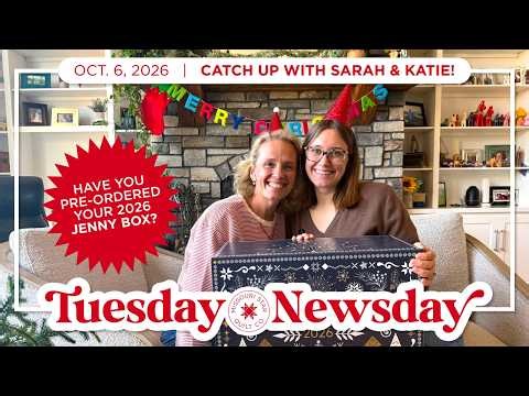 Tuesday Newsday with Katie and Sarah | Jenny's Countdown to Christmas Box
