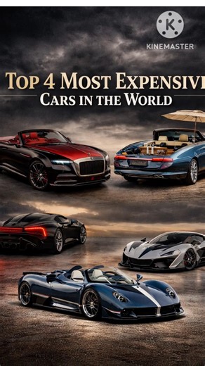 Top 4 Most Expensive Cars in the World 💰🔥Luxury level = Billionaire 😎#shorts#viral