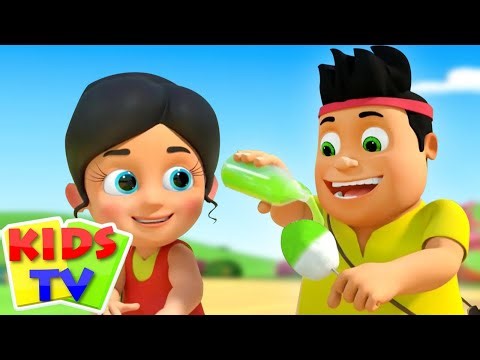 Gole Wala Aaya, गोले वाला आया, Chunnu Munnu The Do Bhai + Hindi Nursery Rhymes for Kids | 🔴 LIVE