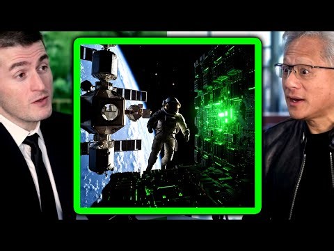Future of AI clusters in space | Jensen Huang and Lex Fridman