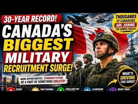 Why Thousands of Canadians Are Suddenly Joining the Military | Biggest Army Recruitment Surge