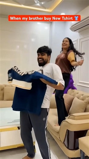 When my brother buy a new tshirt 😂 #priyalkukreja #shorts