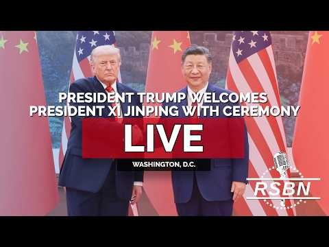 LIVE REPLAY: President Trump Welcomes President Xi Jinping with Grand Arrival Ceremony - 09/23/26