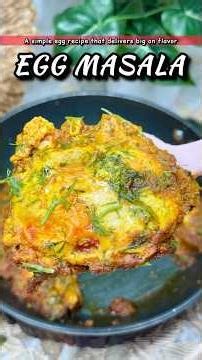 One-Pan EGG MASALA Recipe||Easy & Flavourful Egg Recipe #shorts #egg