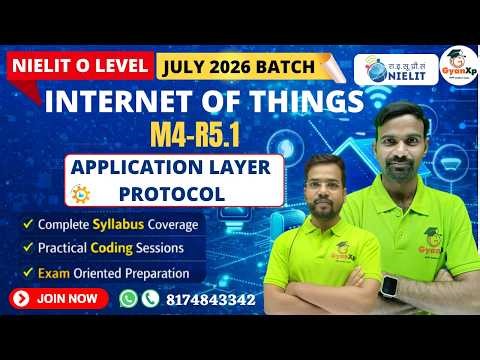 Application Layer Protocol | M4-R5.1 | Chapter-1 | Introduction to Iot | July 2026 | gyanxp