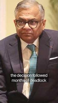 Tata Sons Chairman Unexpectedly Steps Down