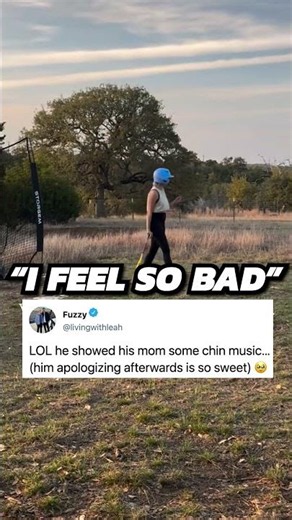 he thew AT HIS OWN MOM?! 😅😅