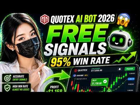 Quotex AI Signal Bot 2026 — Best Free Trading Bot 95% Win Rate Auto Robot | BEST Binary Options Bot