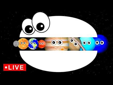 Square Planet for Baby🪐🌎🔴| Planets Mercury Venus Earth Mars Jupiter Saturn Uranus Neptune #atoyday