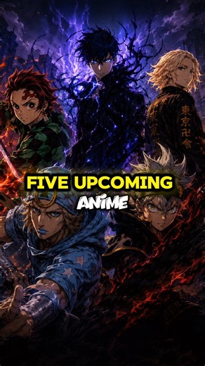 5 Upcoming Anime Jo Screen Faad Denge! 💥 #anime #upcominganime #demonslayer #sololeveling