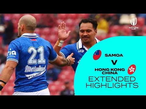 A STRONG START | Samoa v Hong Kong China | Nations Cup 2026 | Extended Highlights