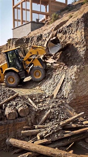 How a Retaining Wall REALLY Works 🧱🪵 #Shorts #construction