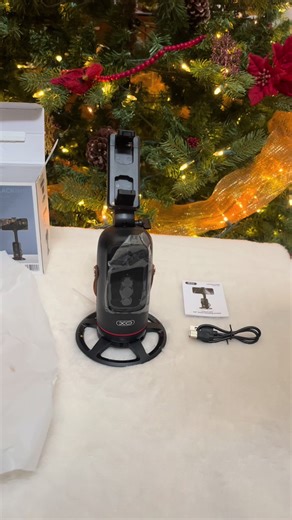 Capture Every Angle Effortlessly with Al-Powered Control! This 360 rotating tripod features facial and body tracking that intuitively frames your shots. Swipe to pan the lens for seamless motion and control with a wave of your hand for perfect timed videos. Built-in motion detection makes it ideal for dynamic vlogs, cinematic selfies, and creative live streams. Transform your phone into a professional camera, Tap 'Shop Now' to own this versatile filmmaking companion! Features - 360° Rotation: Of