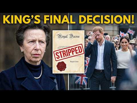 The Sandringham Order - The Judgment To Deport Harry As A Commoner. An Punishment From King!