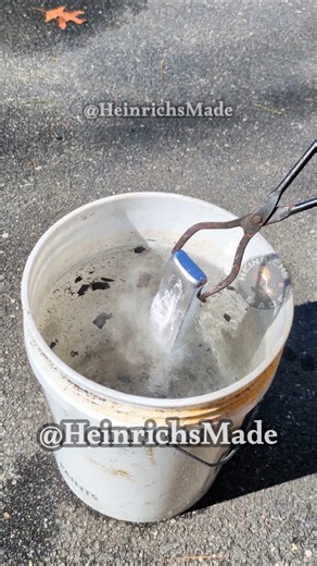 Hot Metal Bar dipping #satisfying #asmrsounds