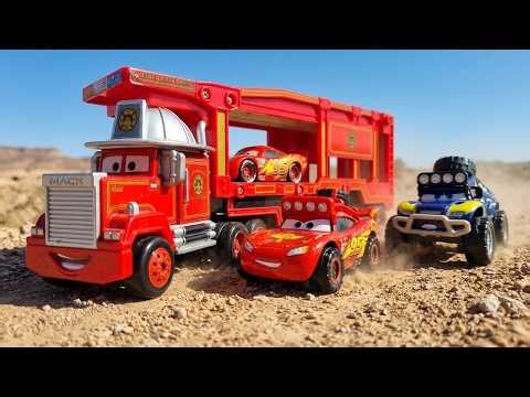 Disney Pixar Cars Unboxing Review | Lightning McQueen, Tow Mater. Disney Toys asmr relaxing toys