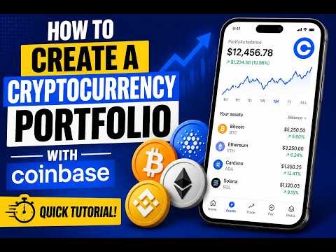 How to create a cryptocurrency portfolio with Coinbase - Quick Tutorial