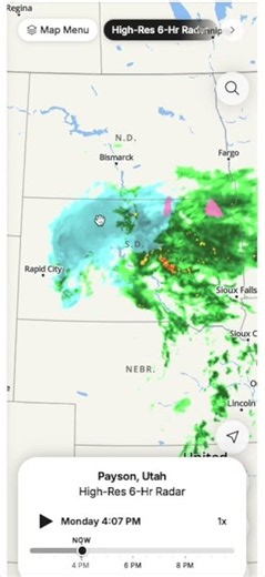 snow into most of the central northern parts of America with a mix of rain. god bless.