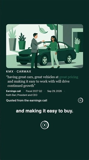 CarMax (KMX) earnings call: comparable used-unit sales +13%, market flat to down 1%
