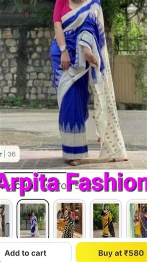 Flipkart finds🌈💯*Arpita Fashion*❤️😍💞woven color block bollywood cotton linen saree haul#shorts#viral