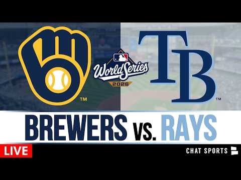Brewers vs. Rays World Series Game 1 Live Streaming Scoreboard, Free Play-By-Play & Highlights