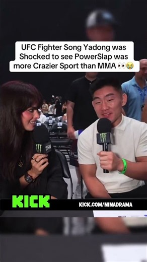 UFC Fighter Song Yadong was Shocked to see PowerSlap was more Crazier Sport than MMA 👀😭 🇦🇪
