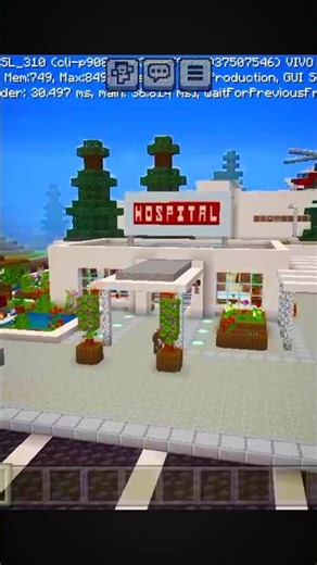 "Minecraft Hospital Build 😍 Best SMP Build 2026! 🏥✨"#HospitalBuild #MinecraftShorts