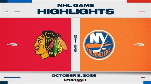 NHL Highlights | Blackhawks vs. Islanders - October 8, 2026