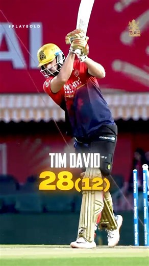 Sent ‘em 🆙, 🆙 and away. 🚀 | IPL 2026 | Tim David | PBKS vs RCB