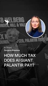 How much tax does AI giant Palantir pay?