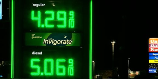 Gas prices surge overnight