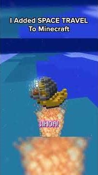 I added SPACE TRAVEL To Minecraft #createmod #minecraft