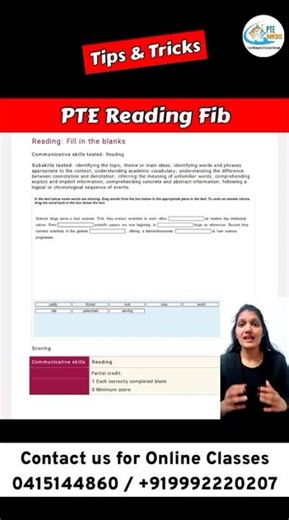 PTE Reading Fill in the Blanks Tips & Tricks | Score 79+ Guaranteed #pte90