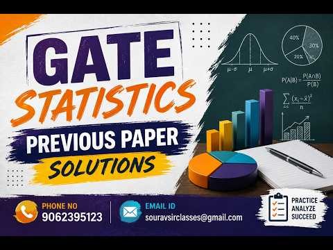 Concept-Focused GATE Statistics Previous Paper Explanation and Solution Guide #GATEExam