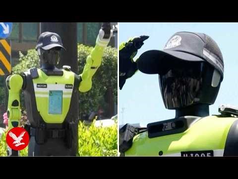 China deploys country’s first robot police squad