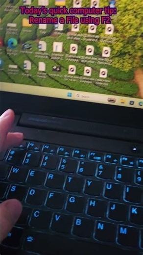 Rename a File using F2? #computertips #computerquiz #keyboardshortcuts #ytshorts #shorts