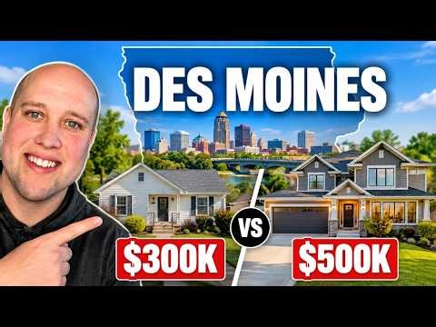 Moving to Des Moines? What $300K–$500K REALLY Buys You
