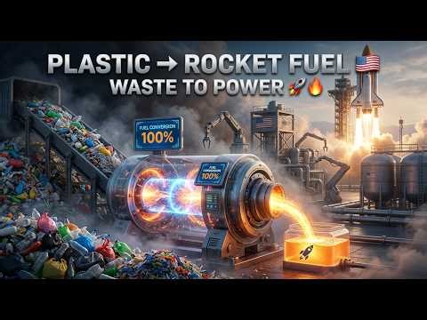 How Engineers Turn Ocean Plastic into Rocket Fuel 🇺🇸 (End of Fossil Fuels Explained)