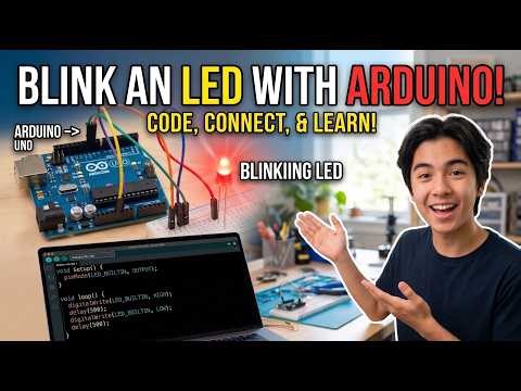 Arduino LED Blinking Tutorial for Beginners || First Arduino Program Step-by-Step