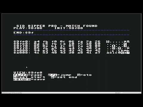 Commodore 64 SID Ripper Pro Demonstration