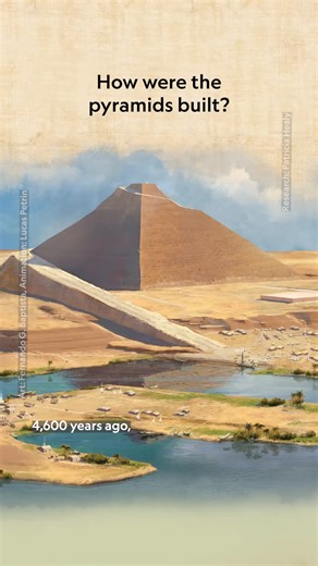 Ever wondered how the ancient Egyptians managed to move massive stone blocks across the desert to build the Great Pyramid of Giza? It took clever engineering, teamwork, and possibly a little help from the Nile itself. Explore our interactive: https://on.natgeo.com/3LjyDlo | National Geographic History