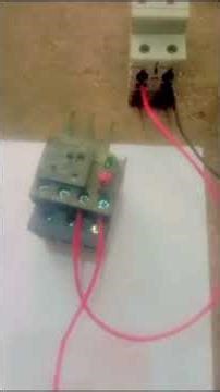 DOL Motor Starter Wiring | Step by Step Guide #electrical