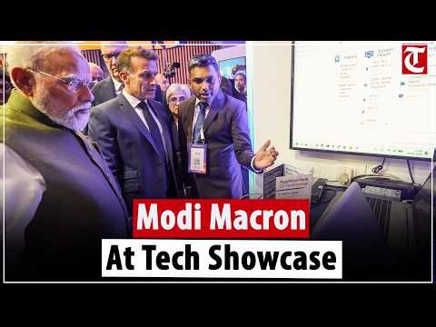 PM Modi and Macron Explore Robotics Innovations in Paris