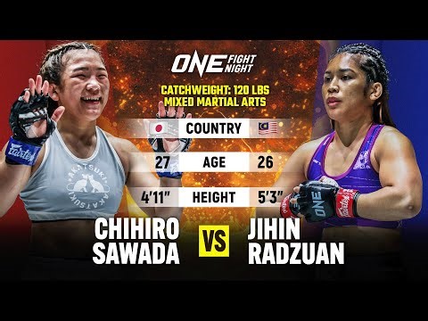 Beast Mode ACTIVATED 😤🔥 Chihiro Sawada vs. Jihin Radzuan | MMA Full Fight
