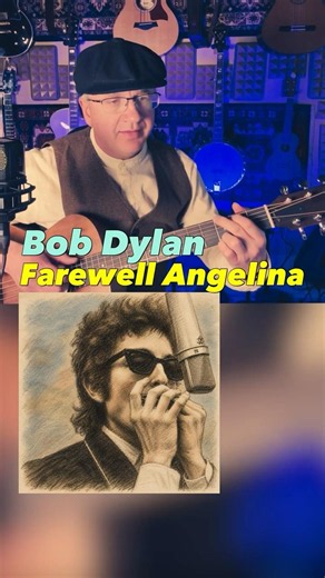 The Haunting Beauty of Bob Dylan’s Farewell Angelina #acousticguitar #folksong #acousticcover