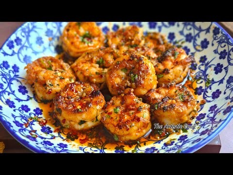 Garlic Butter Shrimp Recipe | Shrimp in Garlic Butter Sauce | Prawns Fry