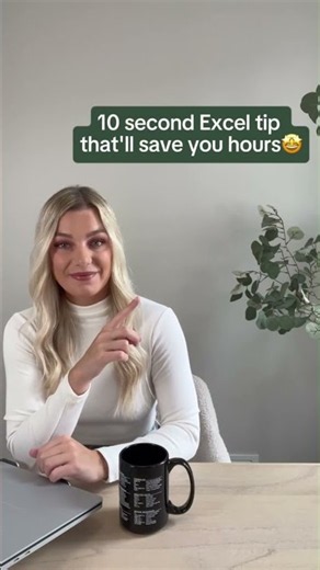 10-second Excel tip that'll save you hours 🗑️
