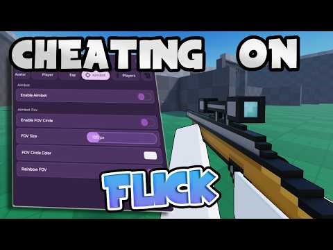 CHEATING In Flick Using the BEST FREE Universal Script 🎯 | Aimbot, Good Visuals, etc