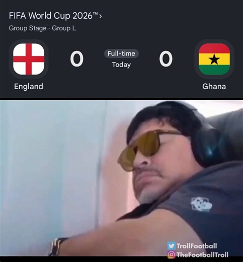 England vs Ghana