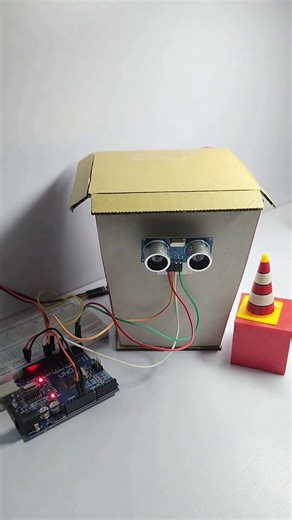 DIY Smart Trash - Auto Open and Close Lid | Arduino project - STEM